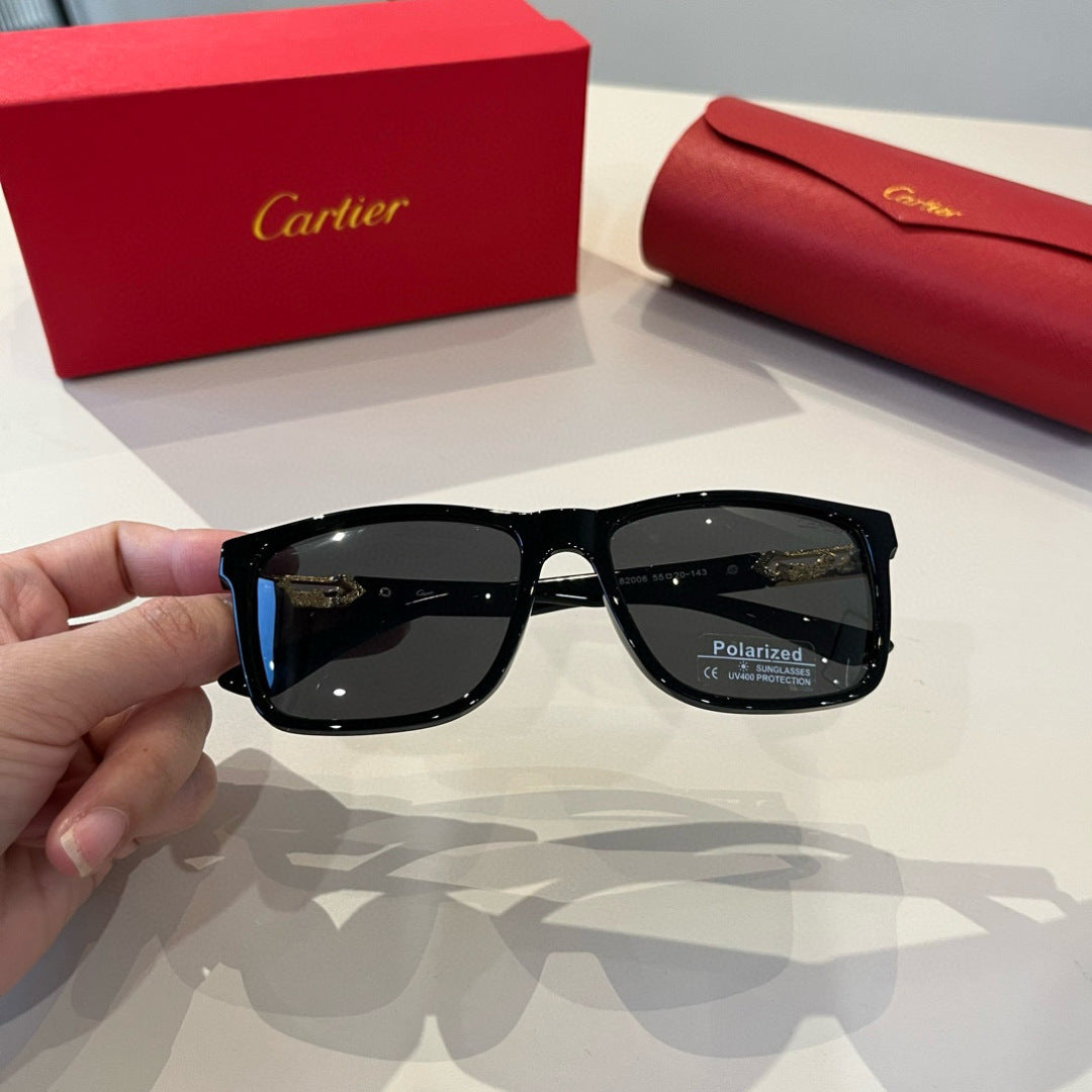 Cartier Fashion Black Lens Sunglasses for Men & Women - 465823 - detail image 4