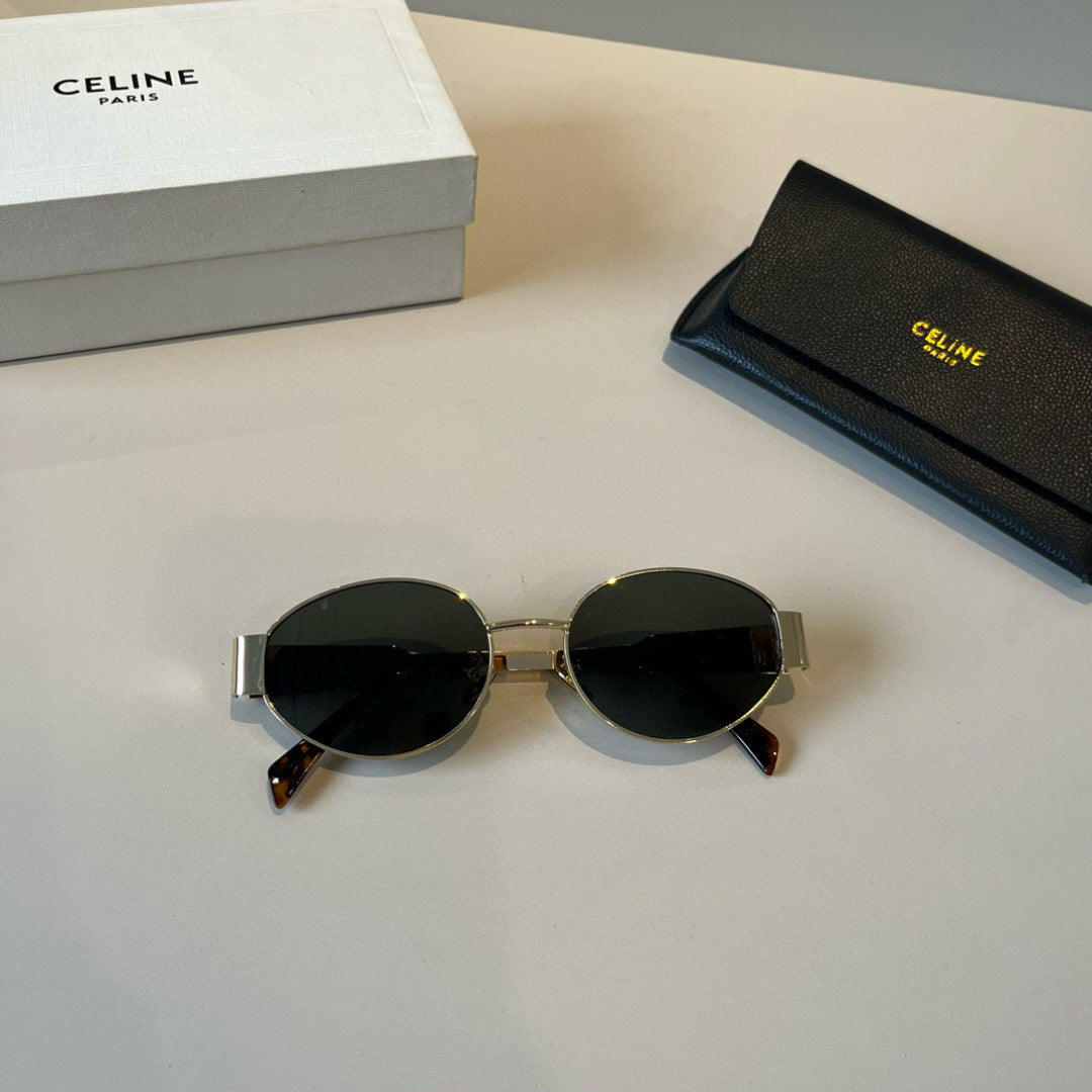 Celine Cat-Eye Brown Lens Sunglasses for Men & Women - 998069 - detail image 9