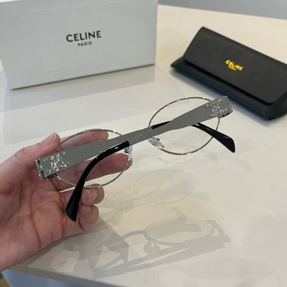 Celine Cat-Eye Silver Lens Sunglasses for Men & Women - 382519 - detail image 6