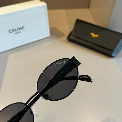 Celine Cat-Eye Silver Lens Sunglasses for Men & Women - 998073 - detail image 7