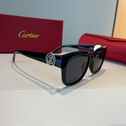 Cartier Lightweight Metal Rimless Silver Lens Sunglasses for Men & Wo - 432320