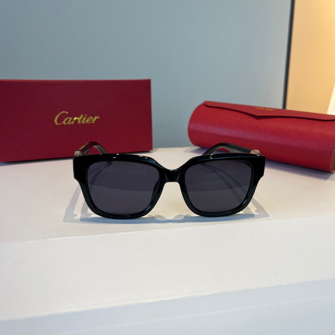 Cartier Lightweight Metal Rimless Silver Lens Sunglasses for Men & Wo - 867171 - detail image 2