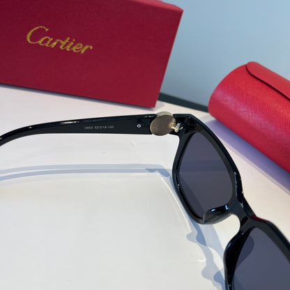 Cartier Lightweight Metal Rimless Silver Lens Sunglasses for Men & Wo - 998251 - detail image 5