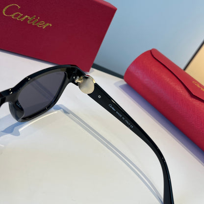 Cartier Lightweight Metal Rimless Silver Lens Sunglasses for Men & Wo - 998251 - detail image 4