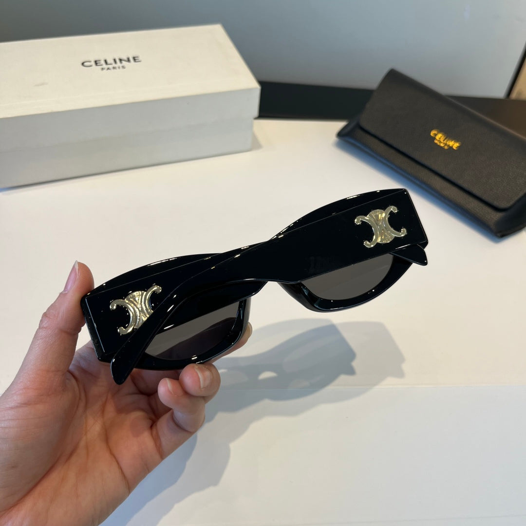 Celine Fashion Black Lens Sunglasses for Men & Women - 358333 - detail image 7