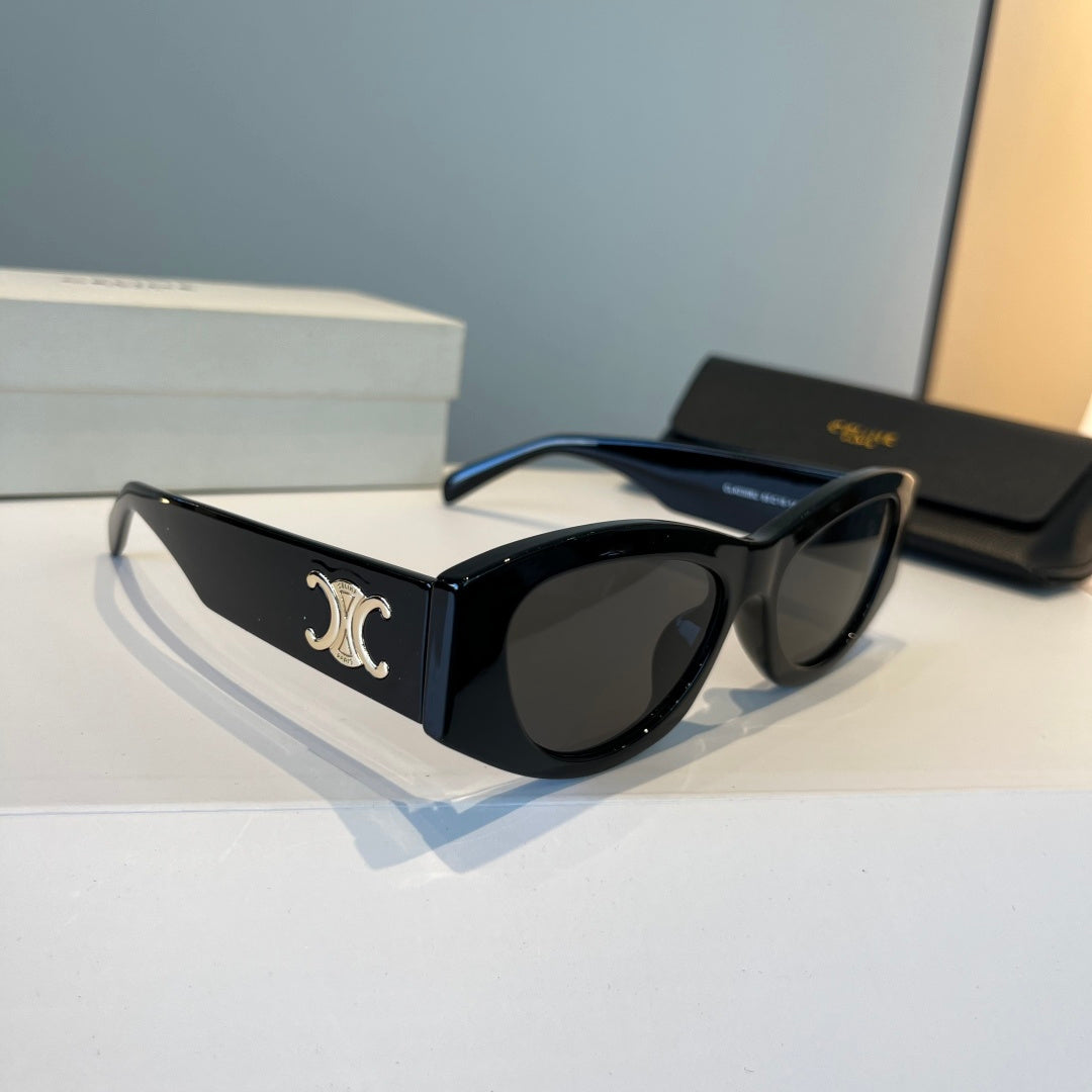 Celine Fashion Black Lens Sunglasses for Men & Women - 415603
