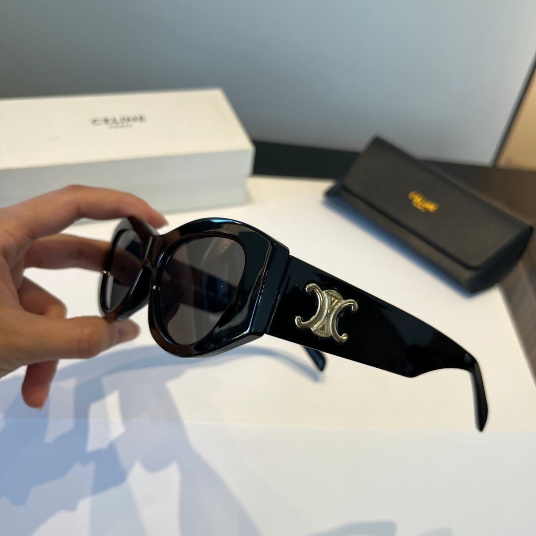 Celine Fashion Black Lens Sunglasses for Men & Women - 415603 - detail image 4