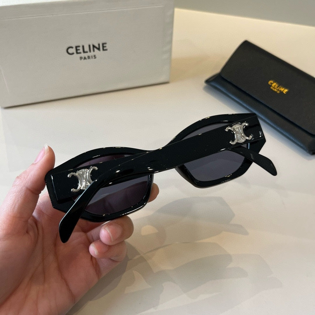 Celine Fashion Black Lens Sunglasses for Men & Women - 998043 - detail image 8