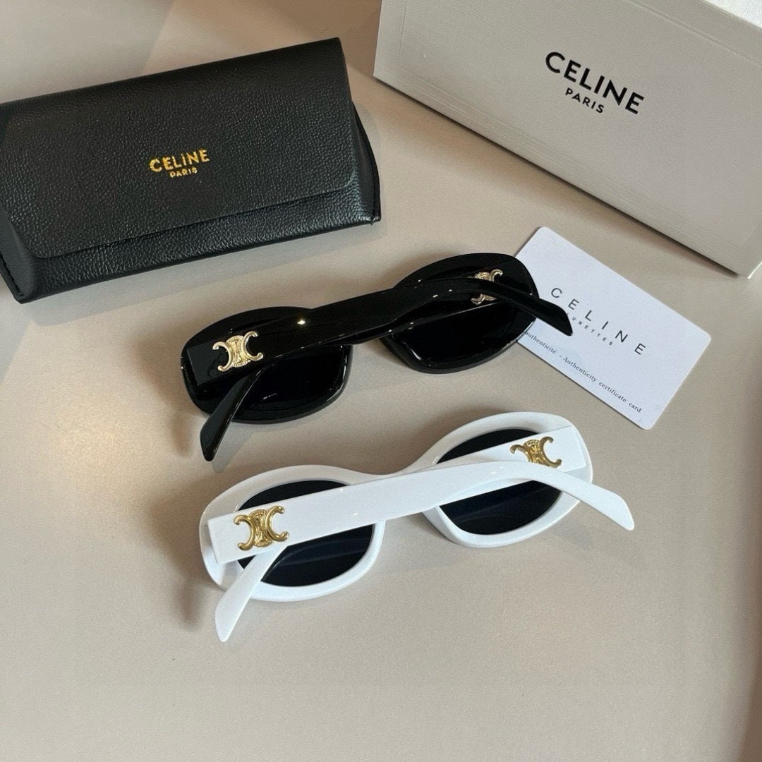 Celine Fashion Black Lens Sunglasses for Men & Women - 998048 - detail image 6