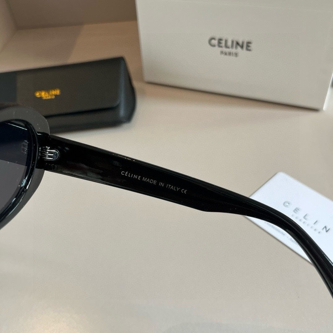 Celine Fashion Black Lens Sunglasses for Men & Women - 998048 - detail image 4