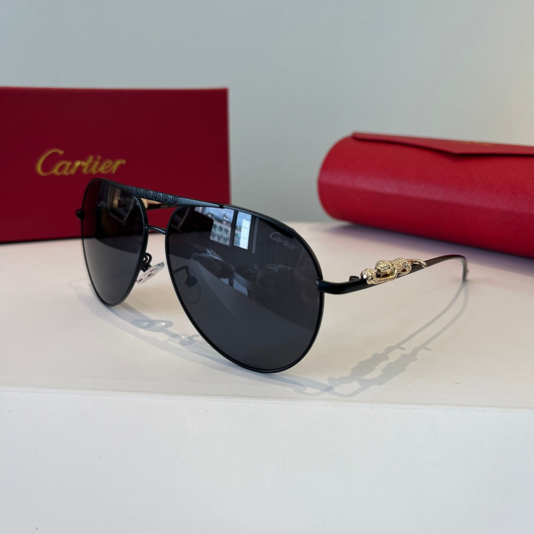 Cartier Lightweight Metal Rimless Silver Lens Sunglasses for Men & Wo - 449502 - detail image 3