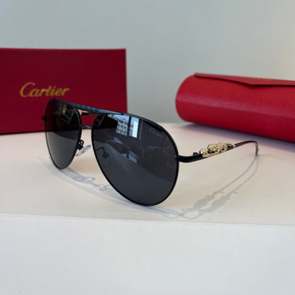 Cartier Lightweight Metal Rimless Silver Lens Sunglasses for Men & Wo - 432268 - detail image 3