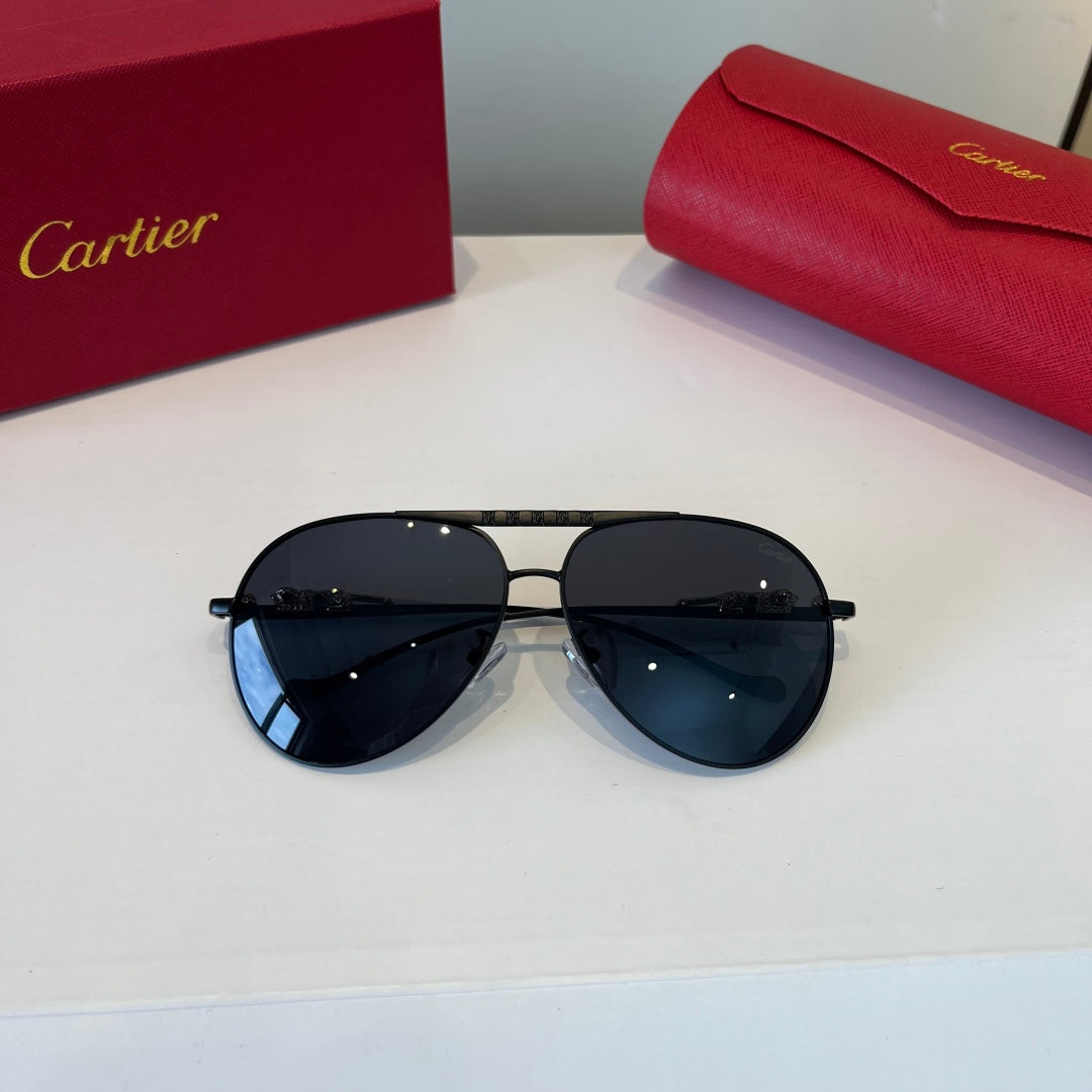 Cartier Lightweight Metal Rimless Silver Lens Sunglasses for Men & Wo - 449502 - detail image 5