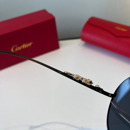 Cartier Lightweight Metal Rimless Silver Lens Sunglasses for Men & Wo - 867189 - detail image 8
