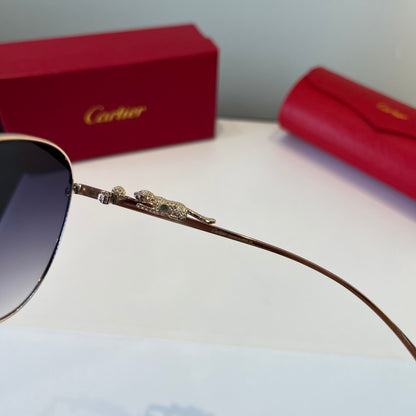 Cartier Lightweight Metal Rimless Silver Lens Sunglasses for Men & Wo - 867188 - detail image 10