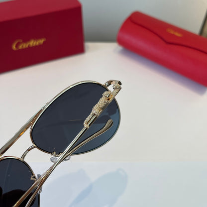 Cartier Lightweight Metal Rimless Silver Lens Sunglasses for Men & Wo - 867191 - detail image 7