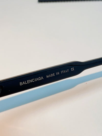 Balenciaga Blue-Light Fashion Black Lens Sunglasses for Men & Women - detail image 8