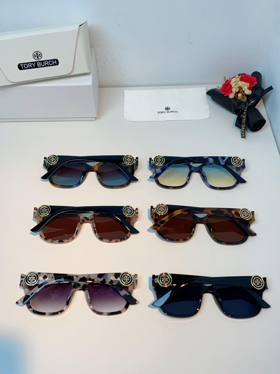 Burberry Oversized Black Lens Sunglasses for Women - 432482 - detail image 11