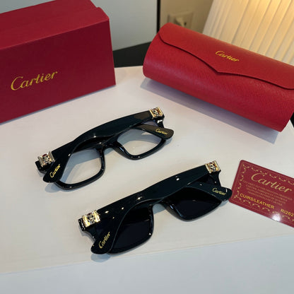 Cartier Lightweight Metal Rimless Silver Lens Sunglasses for Men & Wo - 415922 - detail image 10
