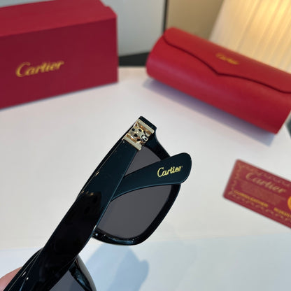 Cartier Lightweight Metal Rimless Silver Lens Sunglasses for Men & Wo - 998205 - detail image 7