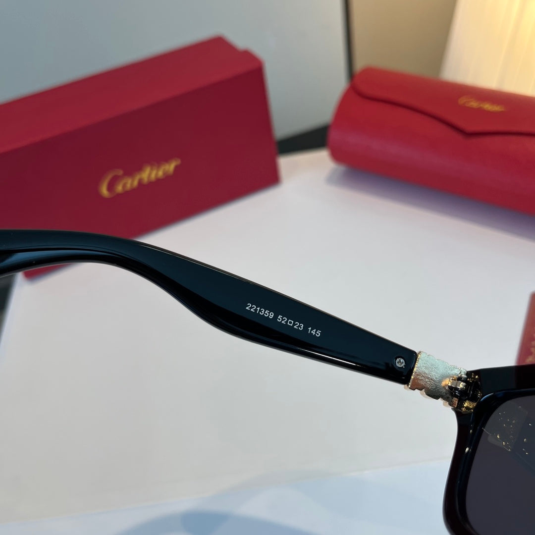 Cartier Lightweight Metal Rimless Silver Lens Sunglasses for Men & Wo - 465857 - detail image 9