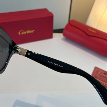 Cartier Lightweight Metal Rimless Silver Lens Sunglasses for Men & Wo - 465808 - detail image 10