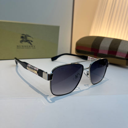 Burberry Fashion Silver Lens Sunglasses for Men & Women - 465943