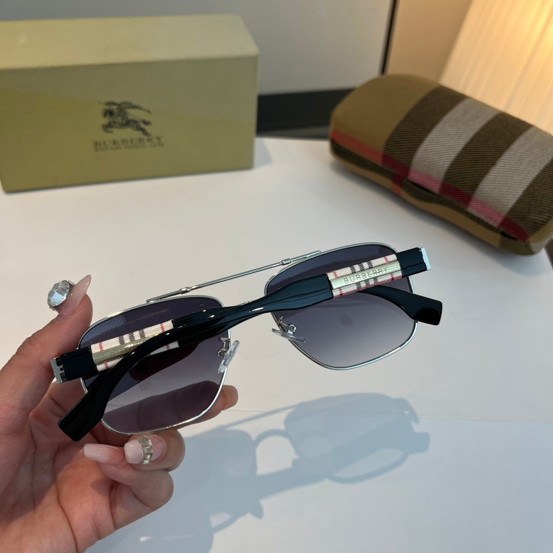 Burberry Fashion Silver Lens Sunglasses for Men & Women - 372335 - detail image 8