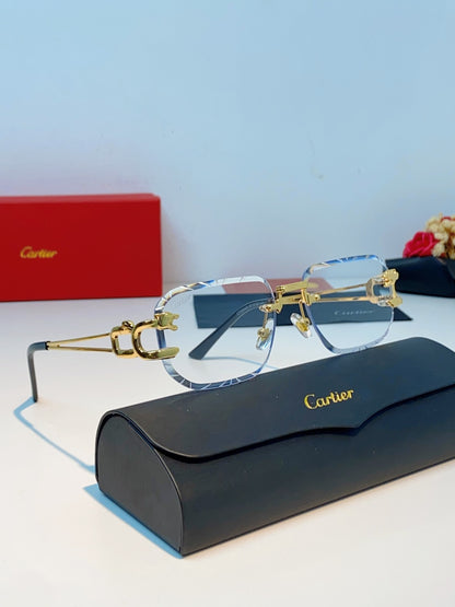 Cartier Square Brown Lens Sunglasses for Men & Women - 465750 - detail image 10