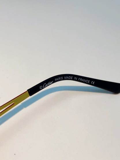 Cartier Square Orange Lens Sunglasses for Men & Women - 465751 - detail image 7