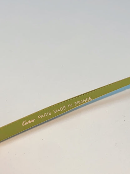 Cartier Lightweight Rimless Orange Lens Sunglasses for Men & Women - detail image 8
