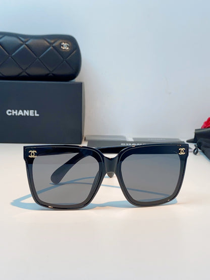 Chanel Polarized Oversized Gray Lens Sunglasses for Men & Women - detail image 2