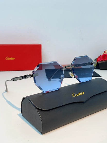 Cartier Fashion Blue Lens Sunglasses for Men & Women - 487229 - detail image 10