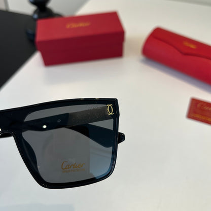 Cartier Lightweight Metal Rimless Black Lens Sunglasses for Men & Wom - 415997 - detail image 6