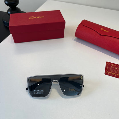 Cartier Lightweight Metal Rimless Silver Lens Sunglasses for Men & Wo - 493712 - detail image 5