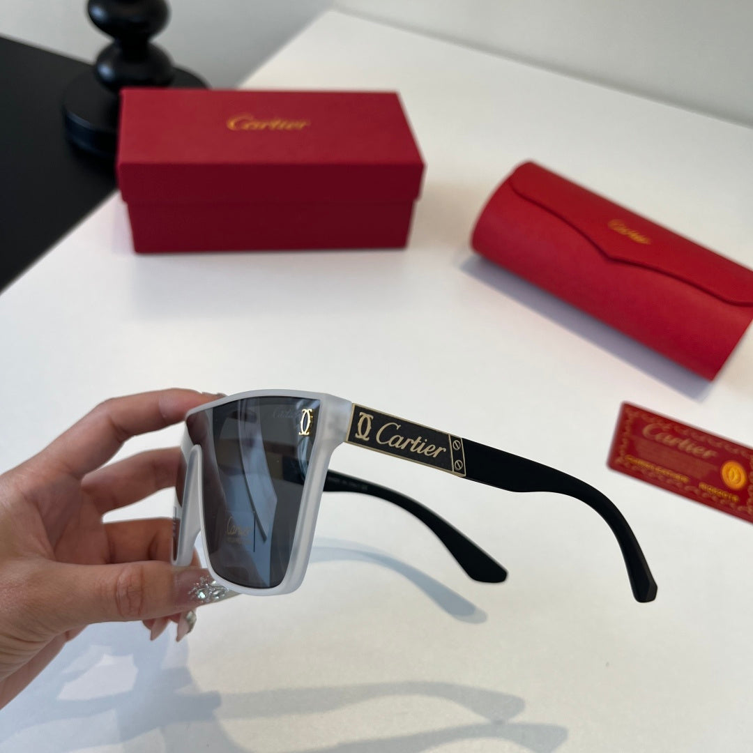 Cartier Lightweight Metal Rimless Silver Lens Sunglasses for Men & Wo - 415998 - detail image 4