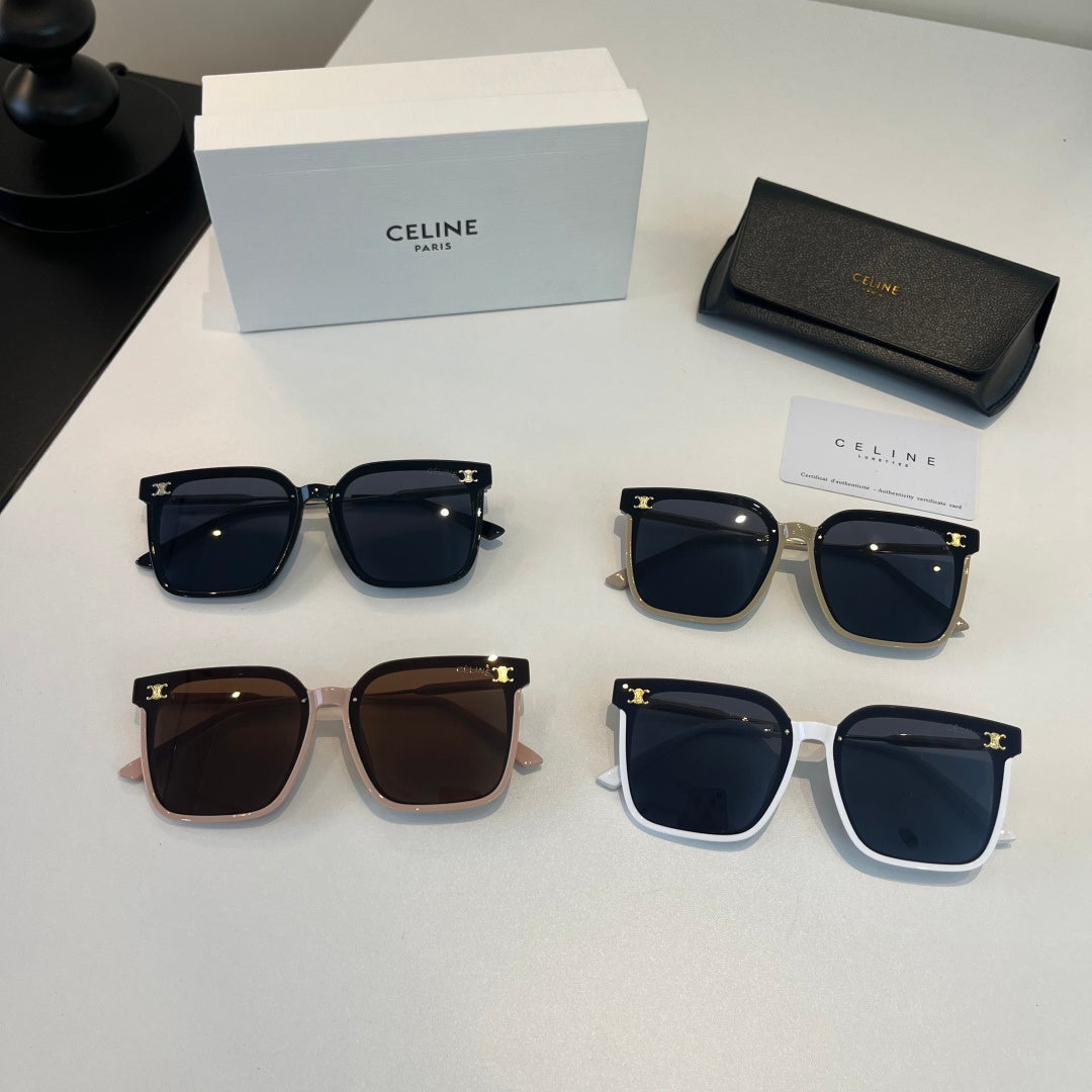Celine Fashion Black Lens Sunglasses for Men & Women - 372003 - detail image 12