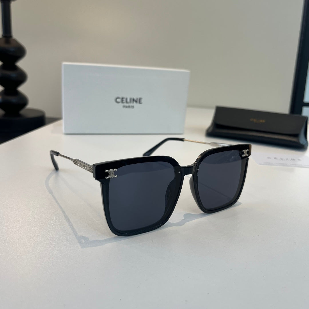 Celine Fashion Black Lens Sunglasses for Men & Women - 132452