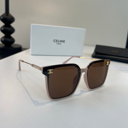 Celine Fashion Black Lens Sunglasses for Men & Women - 132453