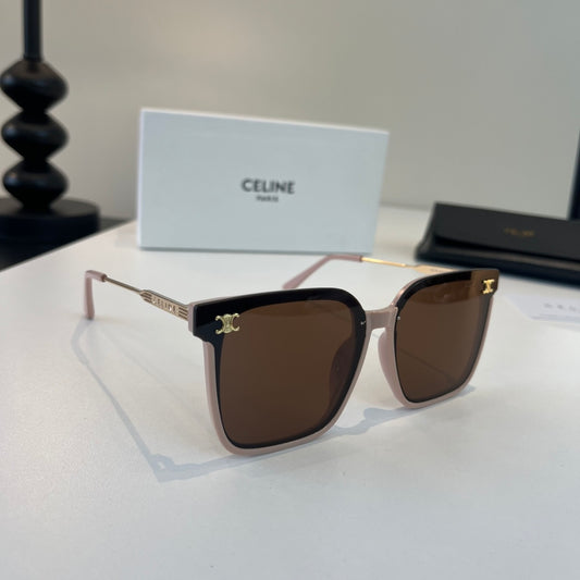 Celine Fashion Black Lens Sunglasses for Men & Women - 372005