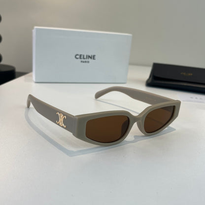 Celine Fashion Silver Lens Sunglasses for Men & Women - 398856