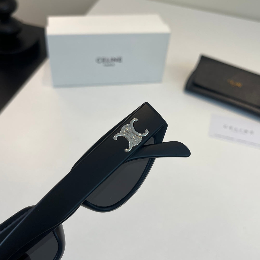 Celine Fashion Black Lens Sunglasses for Men & Women - 132458 - detail image 6