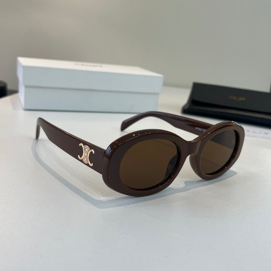 Celine Fashion Black Lens Sunglasses for Men & Women - 132459