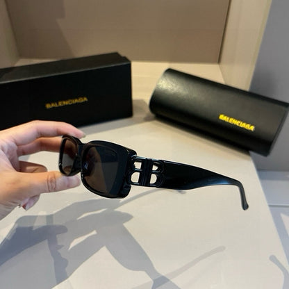Balenciaga Rectangular Brown Lens Sunglasses for Men & Women - 372358 - detail image 8