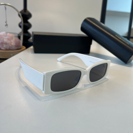 Balenciaga Rectangular Silver Lens Sunglasses for Men & Women - 449651