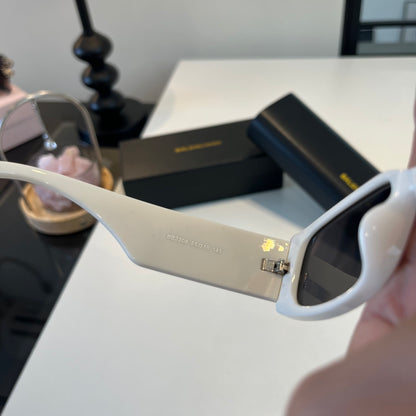 Balenciaga Rectangular Silver Lens Sunglasses for Men & Women - 416132 - detail image 8