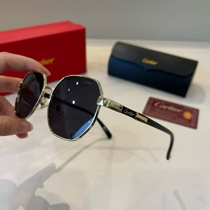 Cartier Lightweight Metal Rimless Silver Lens Sunglasses for Men & Wo - 415902 - detail image 4
