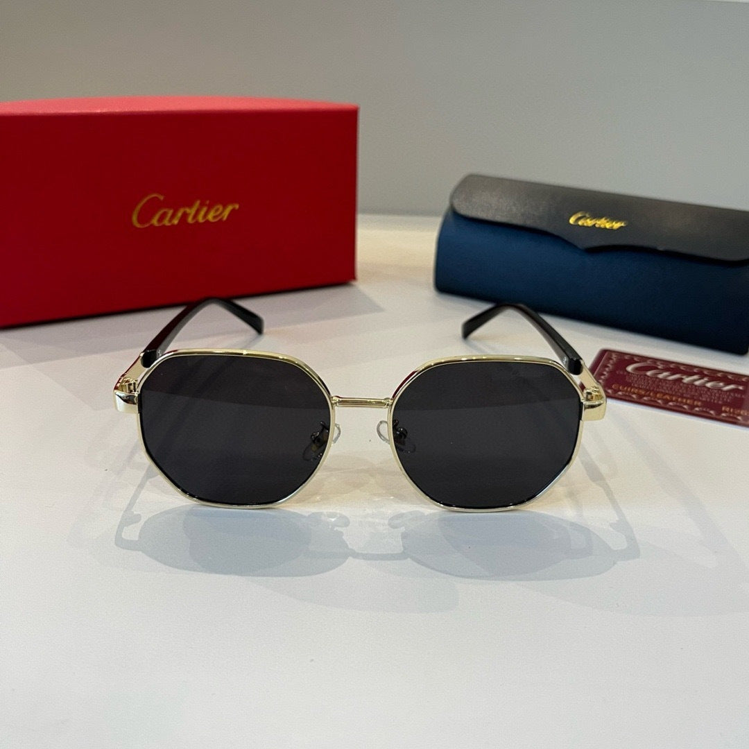 Cartier Lightweight Metal Rimless Silver Lens Sunglasses for Men & Wo - 415902 - detail image 2