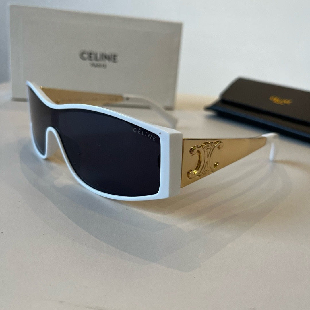 Celine Metal Fashion Blue Lens Sunglasses for Men & Women - 431976 - detail image 3