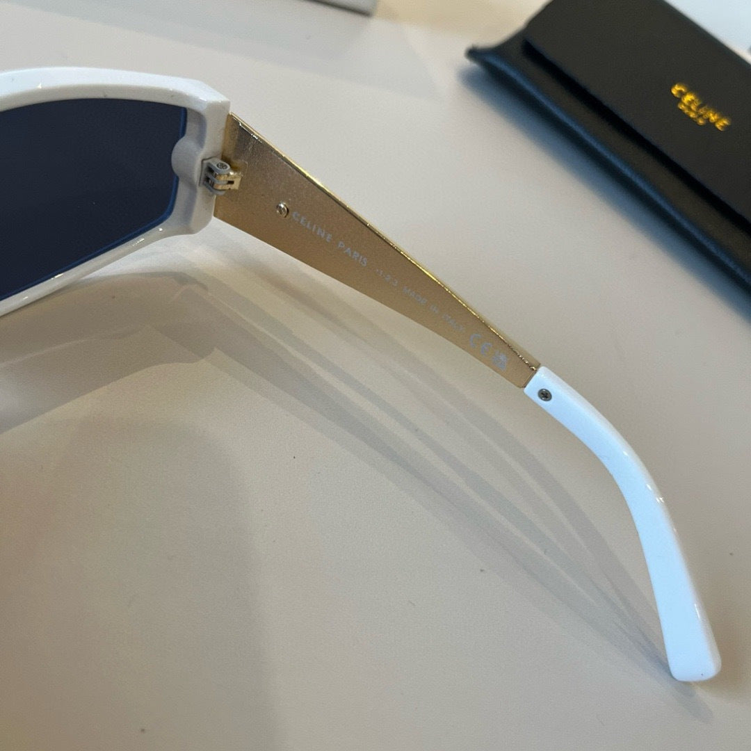 Celine Metal Fashion Blue Lens Sunglasses for Men & Women - 415635 - detail image 7